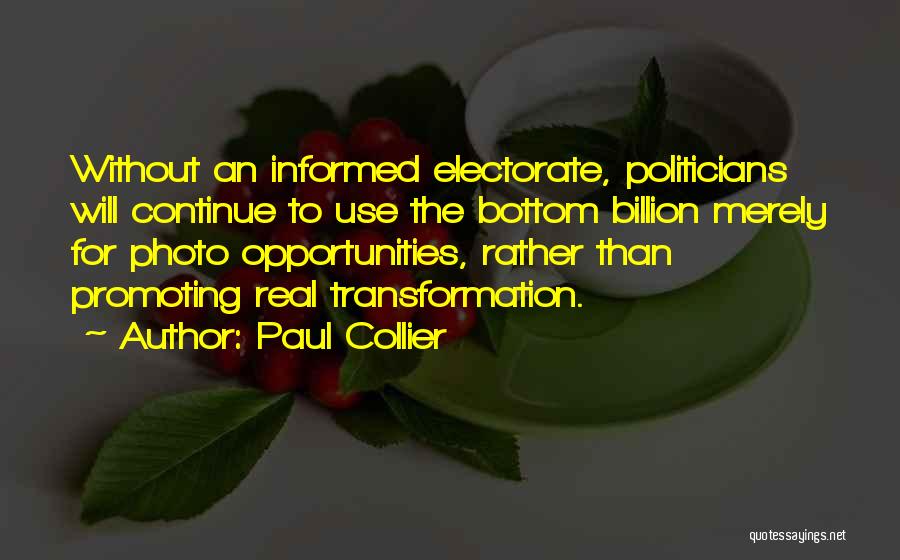 Paul Collier Quotes 1419588