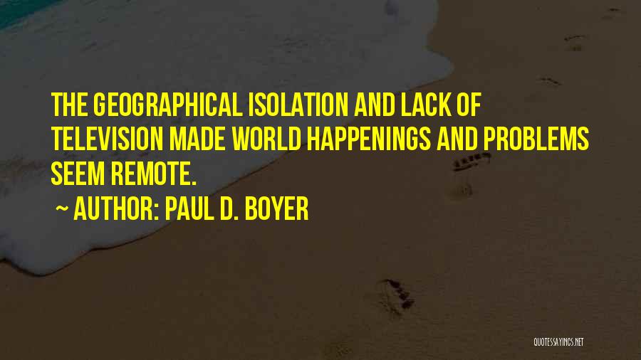 Paul D. Boyer Quotes 1448893