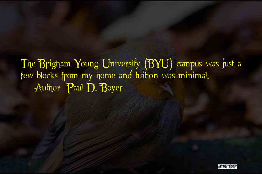 Paul D. Boyer Quotes 1859707