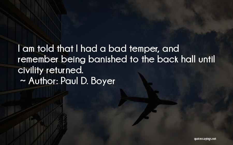 Paul D. Boyer Quotes 2031648