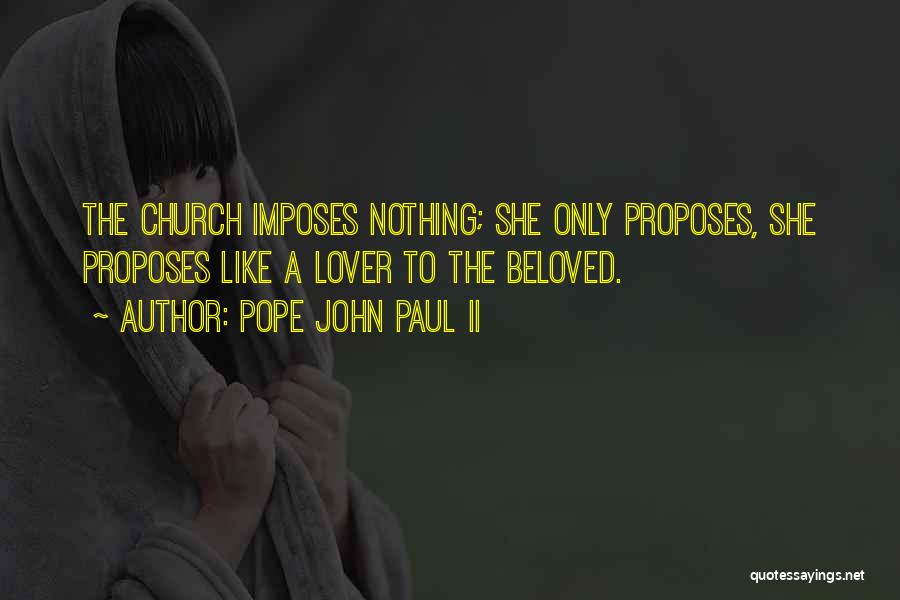 Paul D In Beloved Quotes By Pope John Paul II