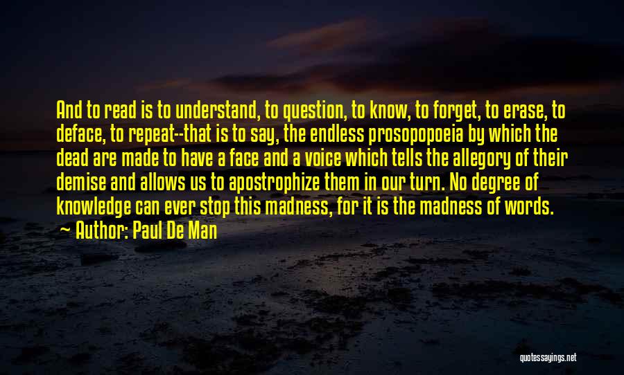 Paul De Man Quotes 1616677