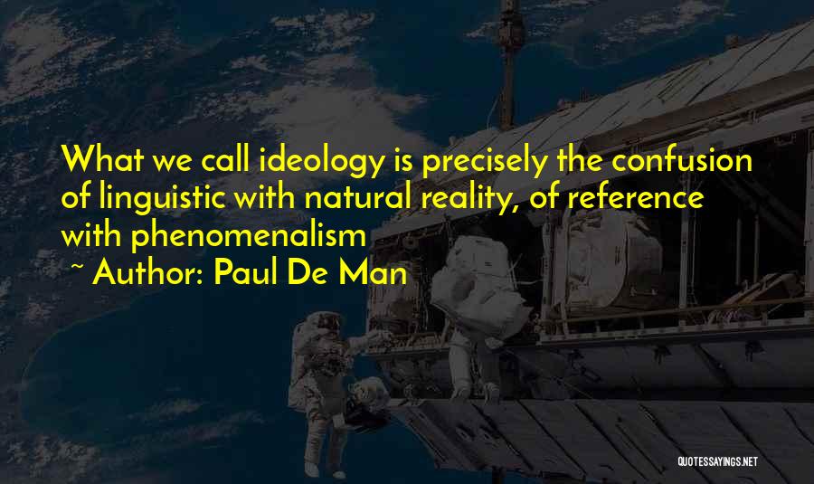 Paul De Man Quotes 1773137