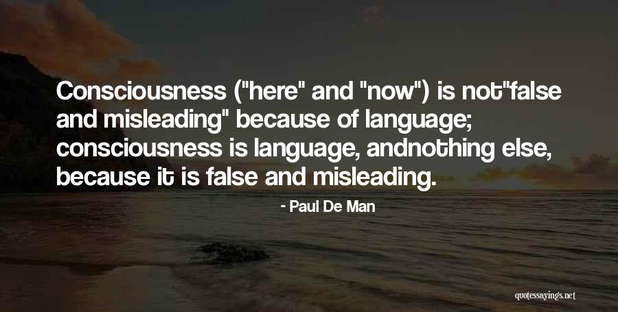 Paul De Man Quotes 205050