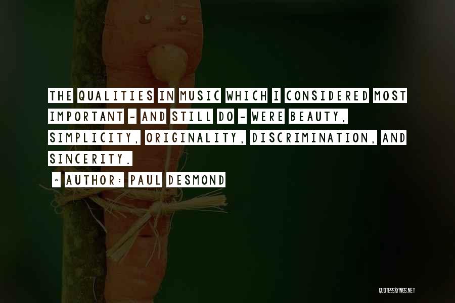 Paul Desmond Quotes 1568353