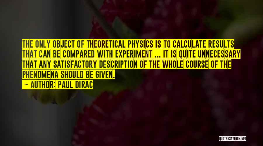 Paul Dirac Quotes 2202604