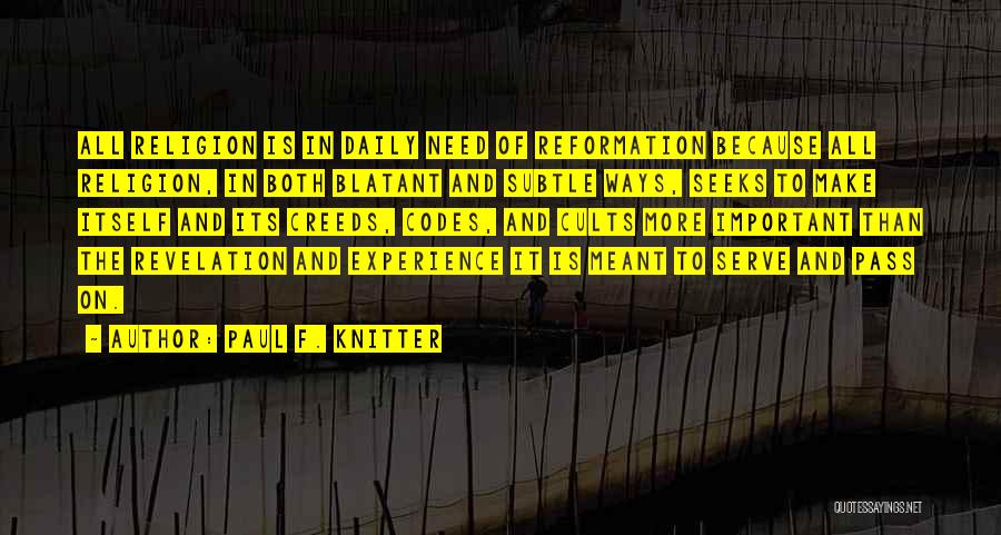 Paul F. Knitter Quotes 1132024