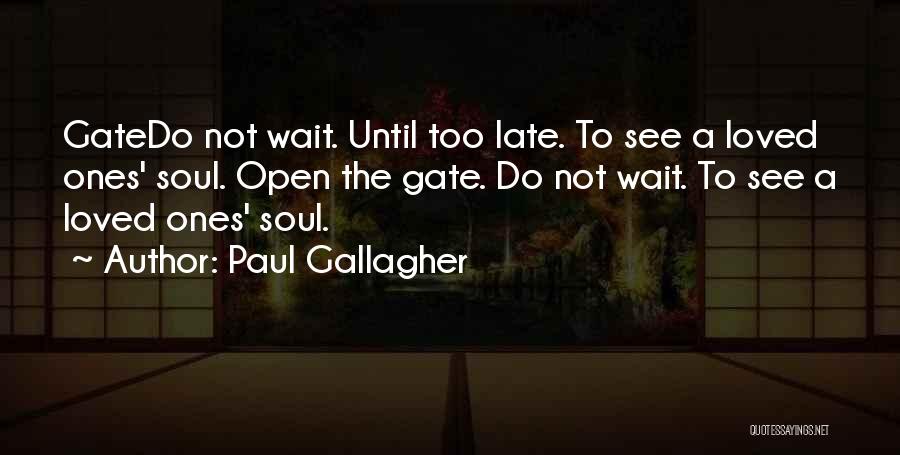 Paul Gallagher Quotes 1776575