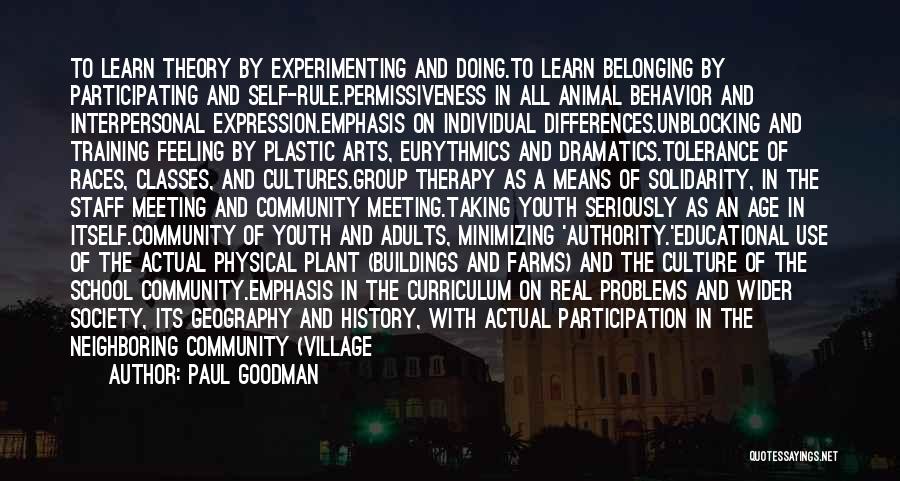 Paul Goodman Quotes 526511