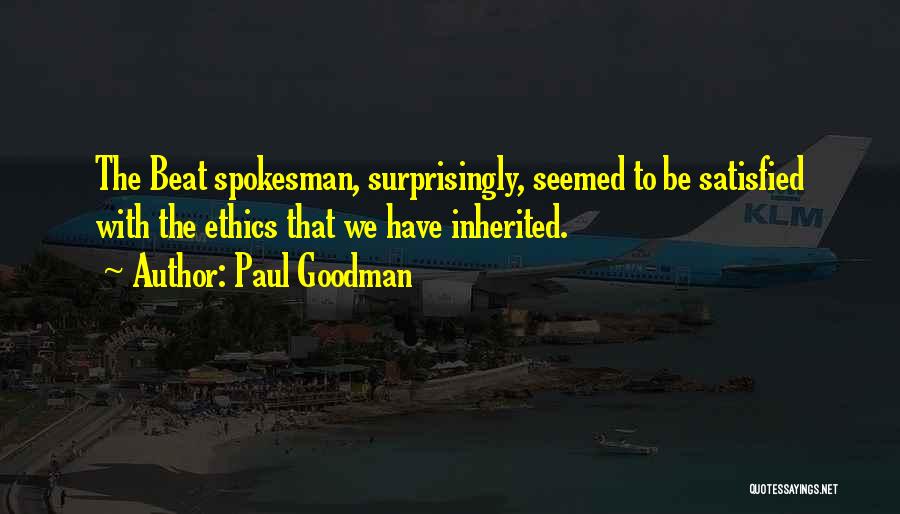 Paul Goodman Quotes 819736