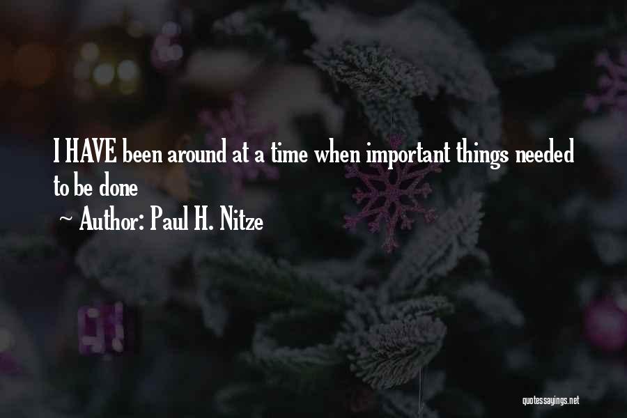 Paul H. Nitze Quotes 785231