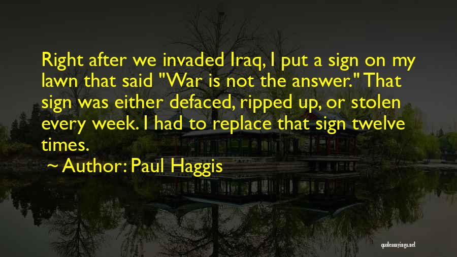 Paul Haggis Quotes 1880888