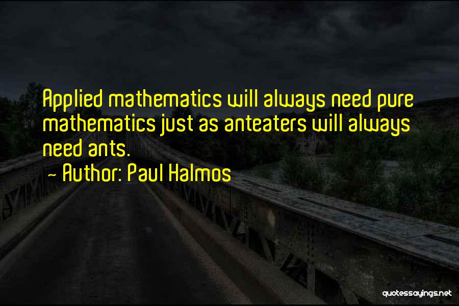 Paul Halmos Quotes 907489