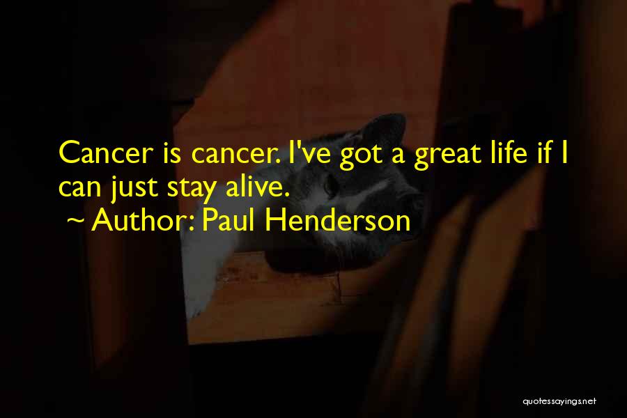 Paul Henderson Quotes 1466232