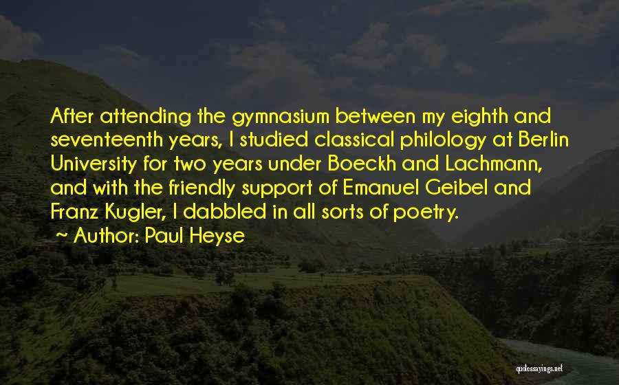 Paul Heyse Quotes 883730