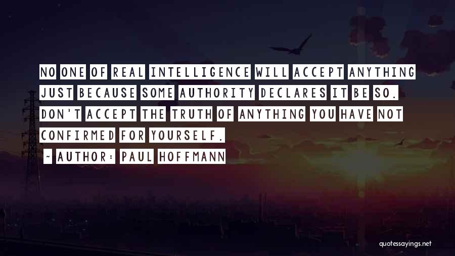Paul Hoffmann Quotes 1175688
