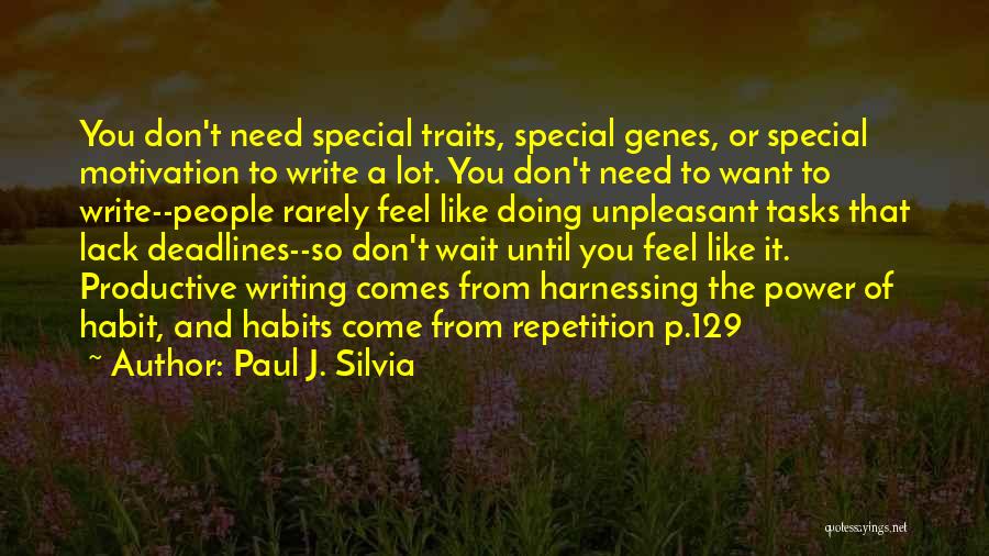 Paul J. Silvia Quotes 342713