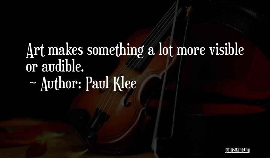 Paul Klee Quotes 1663561