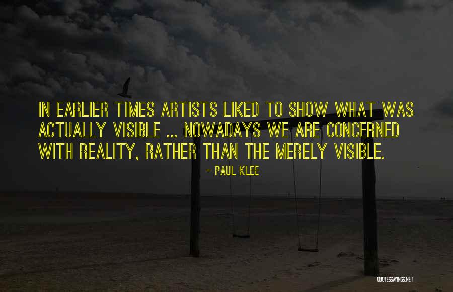 Paul Klee Quotes 2097390