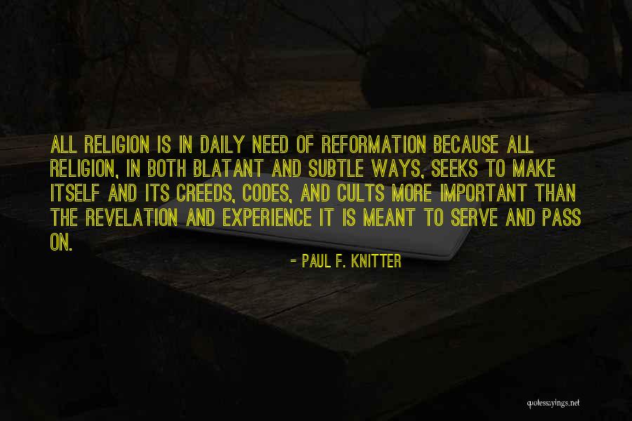 Paul Knitter Quotes By Paul F. Knitter