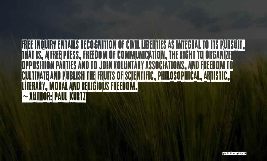 Paul Kurtz Quotes 1999057