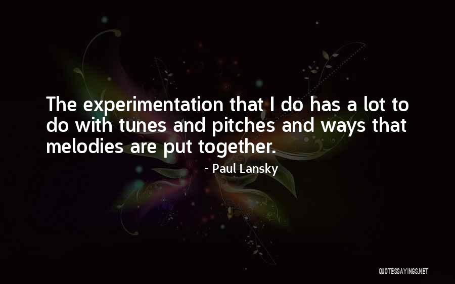 Paul Lansky Quotes 1049804