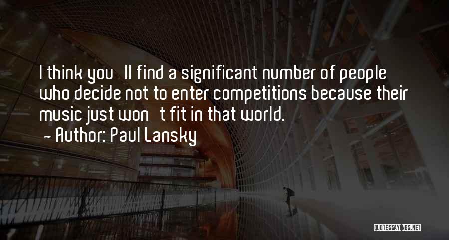 Paul Lansky Quotes 1391416