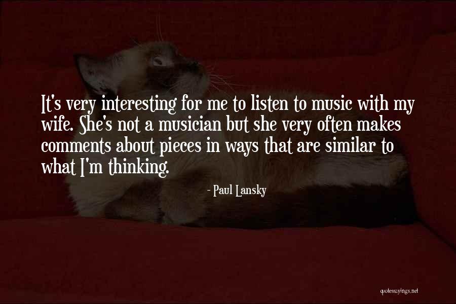 Paul Lansky Quotes 1412534