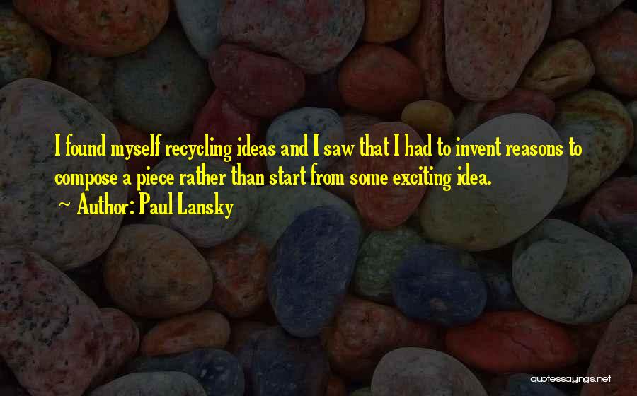 Paul Lansky Quotes 910339