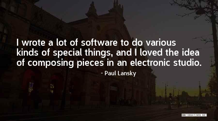 Paul Lansky Quotes 951096