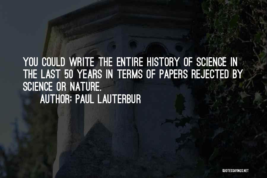 Paul Lauterbur Quotes 205403