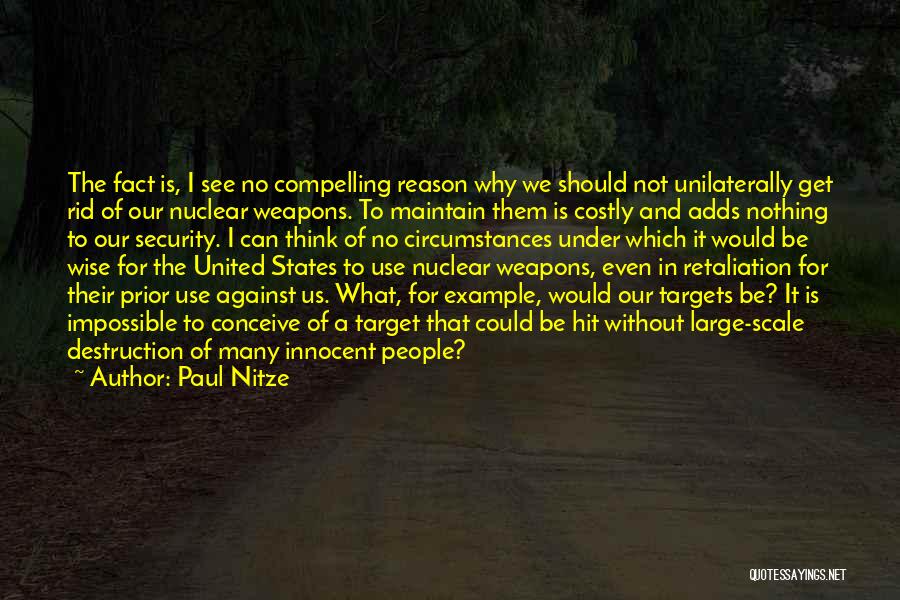 Paul Nitze Quotes 1657765