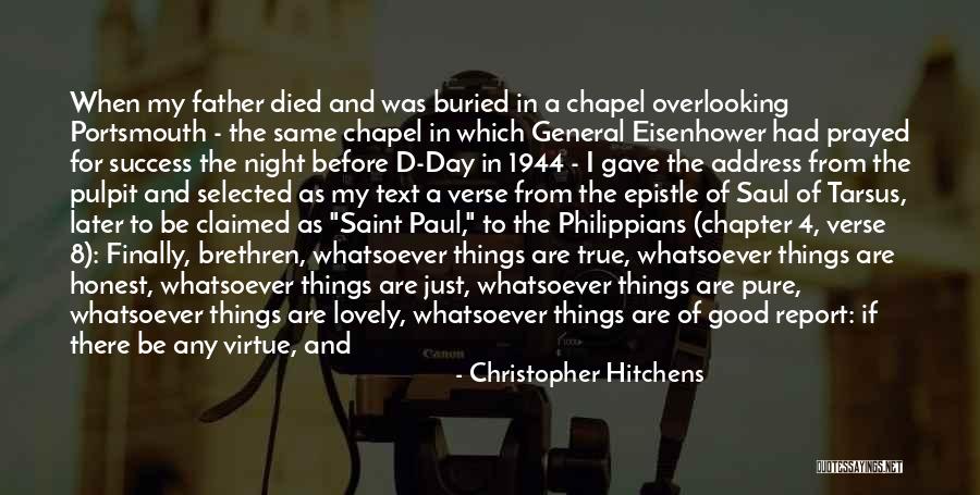 Paul Of Tarsus Quotes By Christopher Hitchens