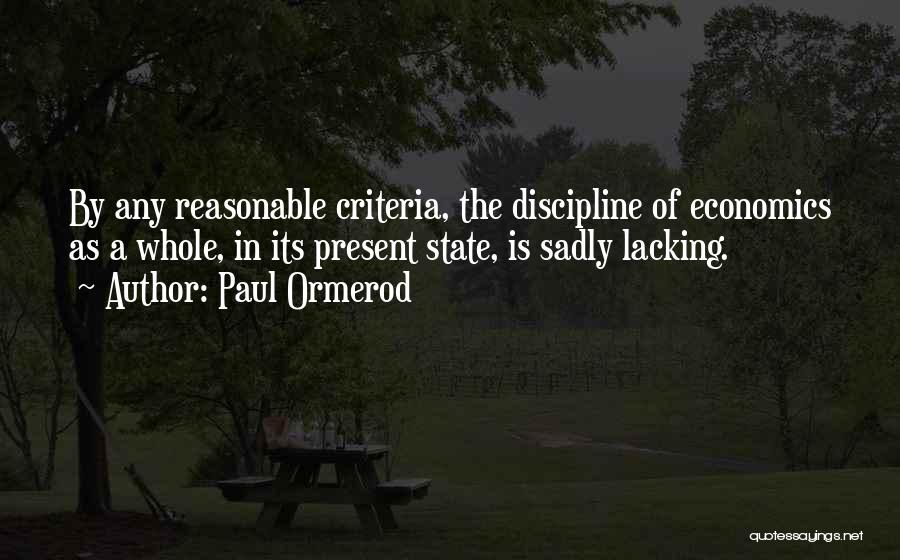 Paul Ormerod Quotes 1211629