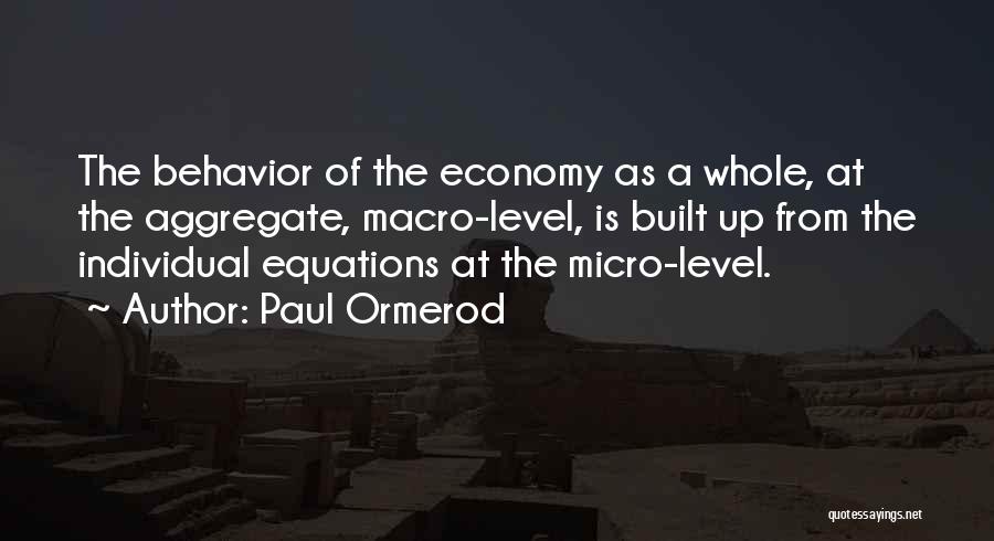 Paul Ormerod Quotes 476449