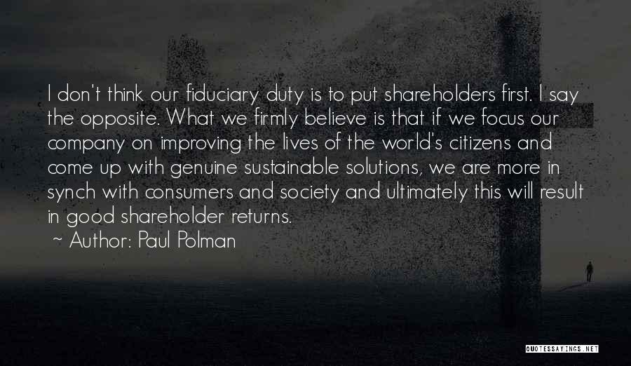 Paul Polman Quotes 203609