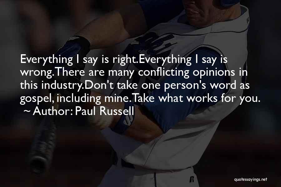 Paul Russell Quotes 630060