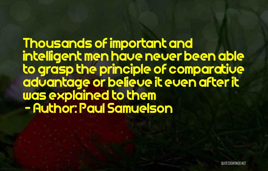 Paul Samuelson Quotes 1934994