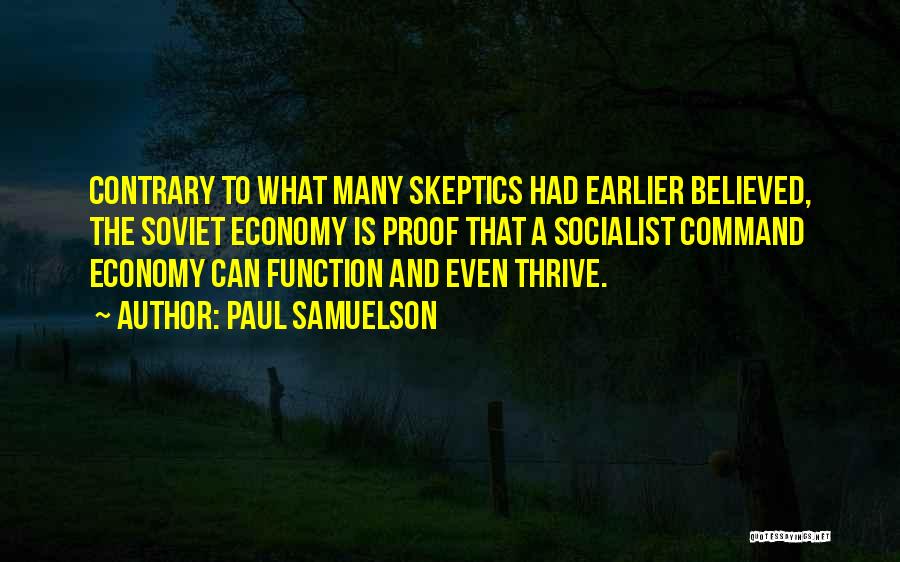 Paul Samuelson Quotes 2039744
