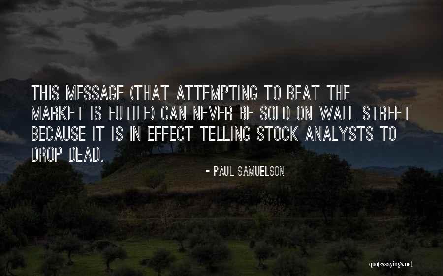 Paul Samuelson Quotes 661385