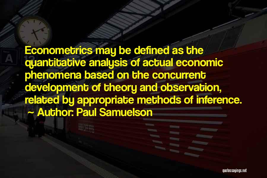 Paul Samuelson Quotes 944520
