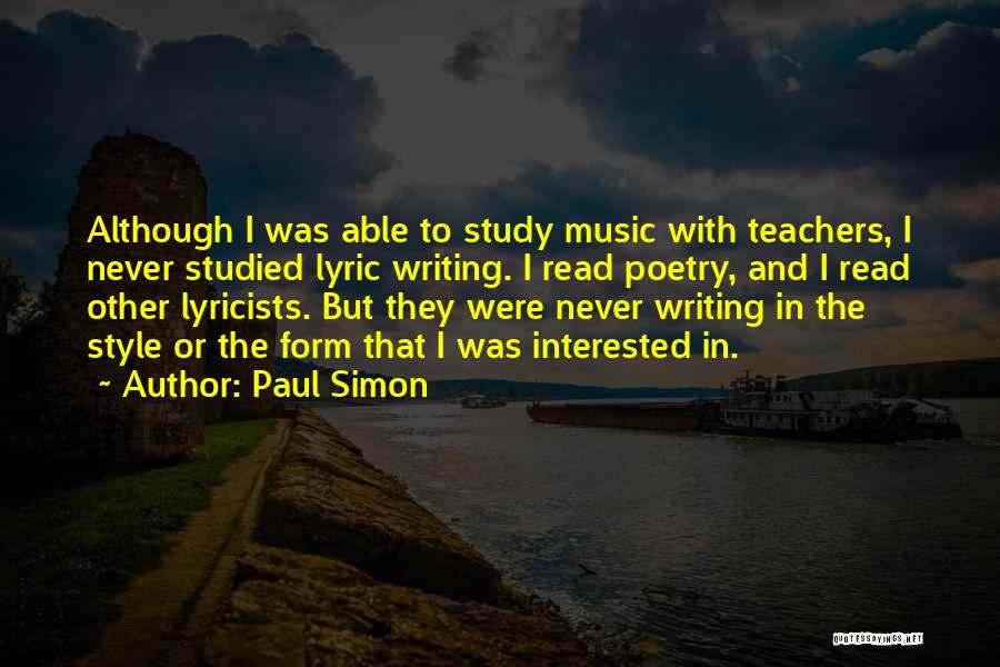 Paul Simon Quotes 1157117