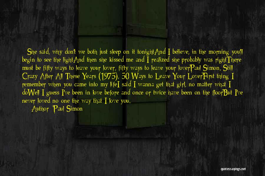 Paul Simon Quotes 870489