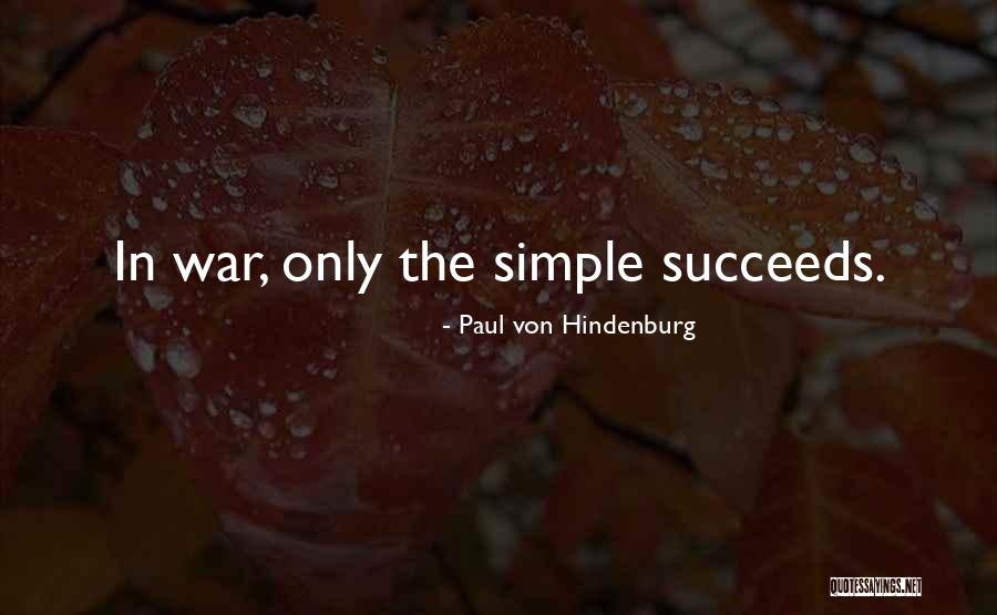 Paul Von Hindenburg Quotes 530939