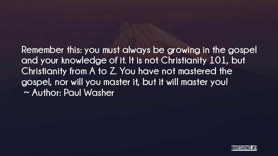 Paul Washer Quotes 1250296
