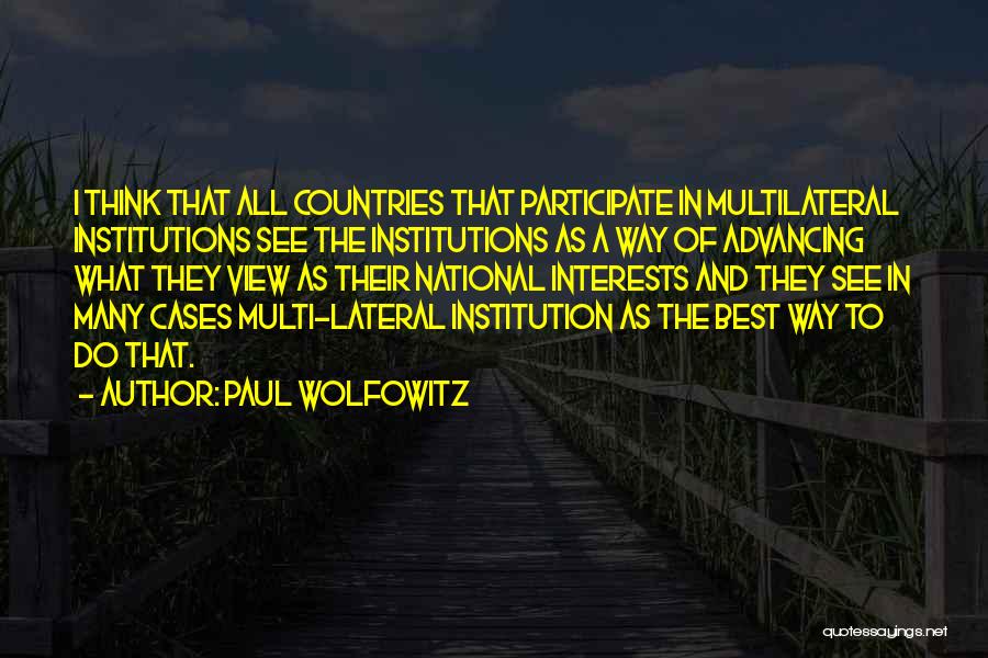 Paul Wolfowitz Quotes 1185784