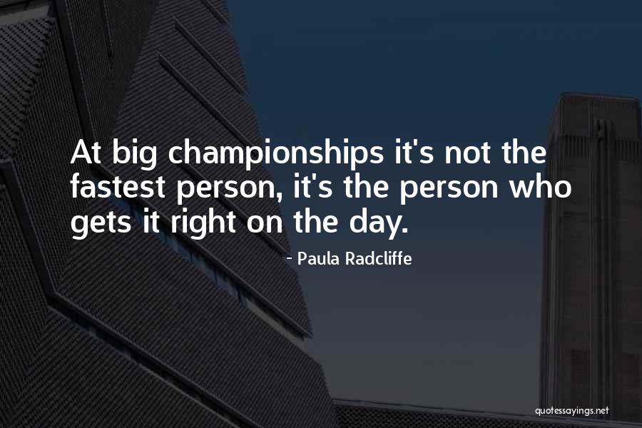 Paula Radcliffe Quotes 1072017