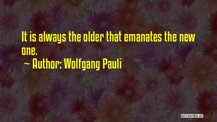Pauli Wolfgang Quotes By Wolfgang Pauli