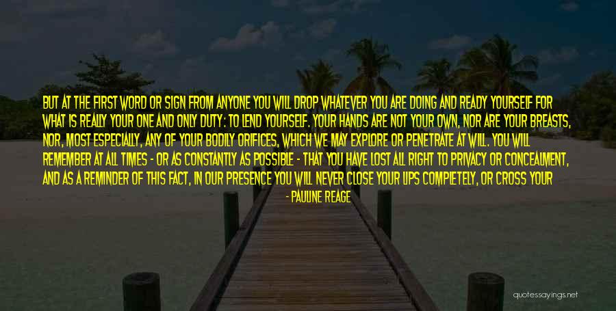 Pauline Reage Quotes 494921 Pauline Reage Quotes 494921