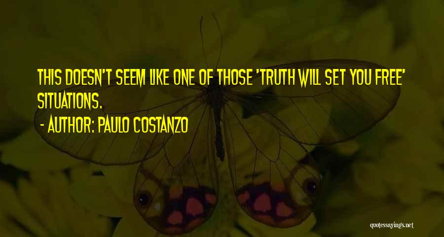 Paulo Costanzo Quotes 244922